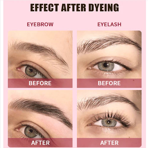 ICONSIGN Lash & Brow Tint Kit | Semi-Permanent Eyelash & Eyebrow Dye | 2-in-1 Professional Tint | Long Lasting up to 8 Weeks | Ideal for Salon and Home Use