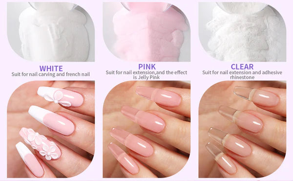 BORN PRETTY 8 PCS Acrylic Nail Kit for Extensions & Manicure