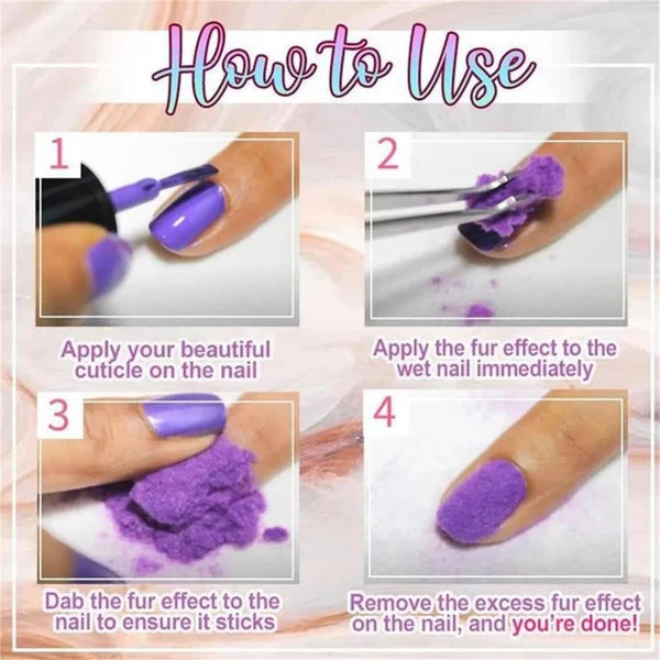 12 Pcs Velvet Flocking Powder Set – Flocking Fibers Jars for Nail Art Decoration & Manicure