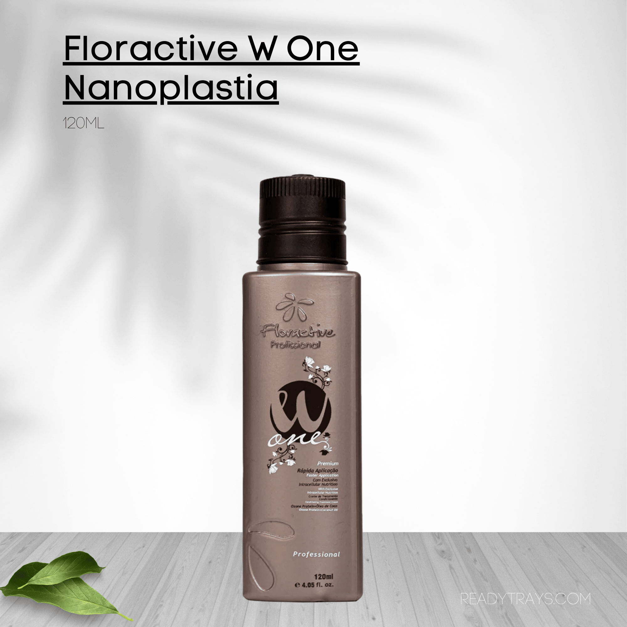 Floractive W One Nanoplastia Hair Treatment – Professional Anti-Frizz Smoothing Formula (120ml)