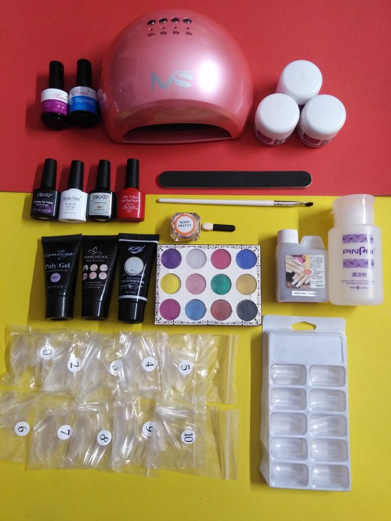 Premium Polygel and acrylic Kit 2-in1