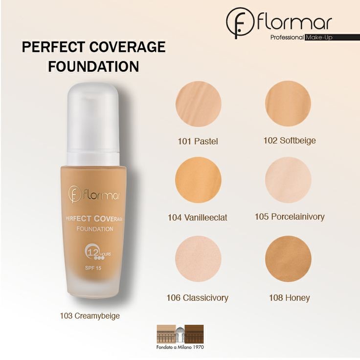 Flormar excellent coverage foundation best Foundation Color Moisturizing  make-up cover Foundation Best Full Coverage