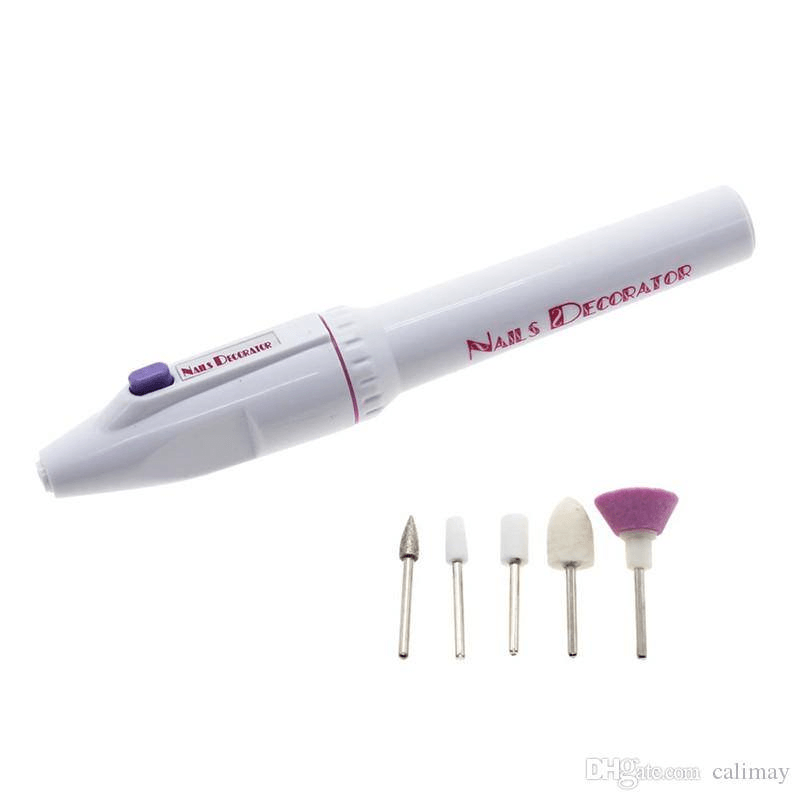 Electric Drill Polisher Manicure Pedicure Kit -Nail Art Pen Salon Shaper Trimming