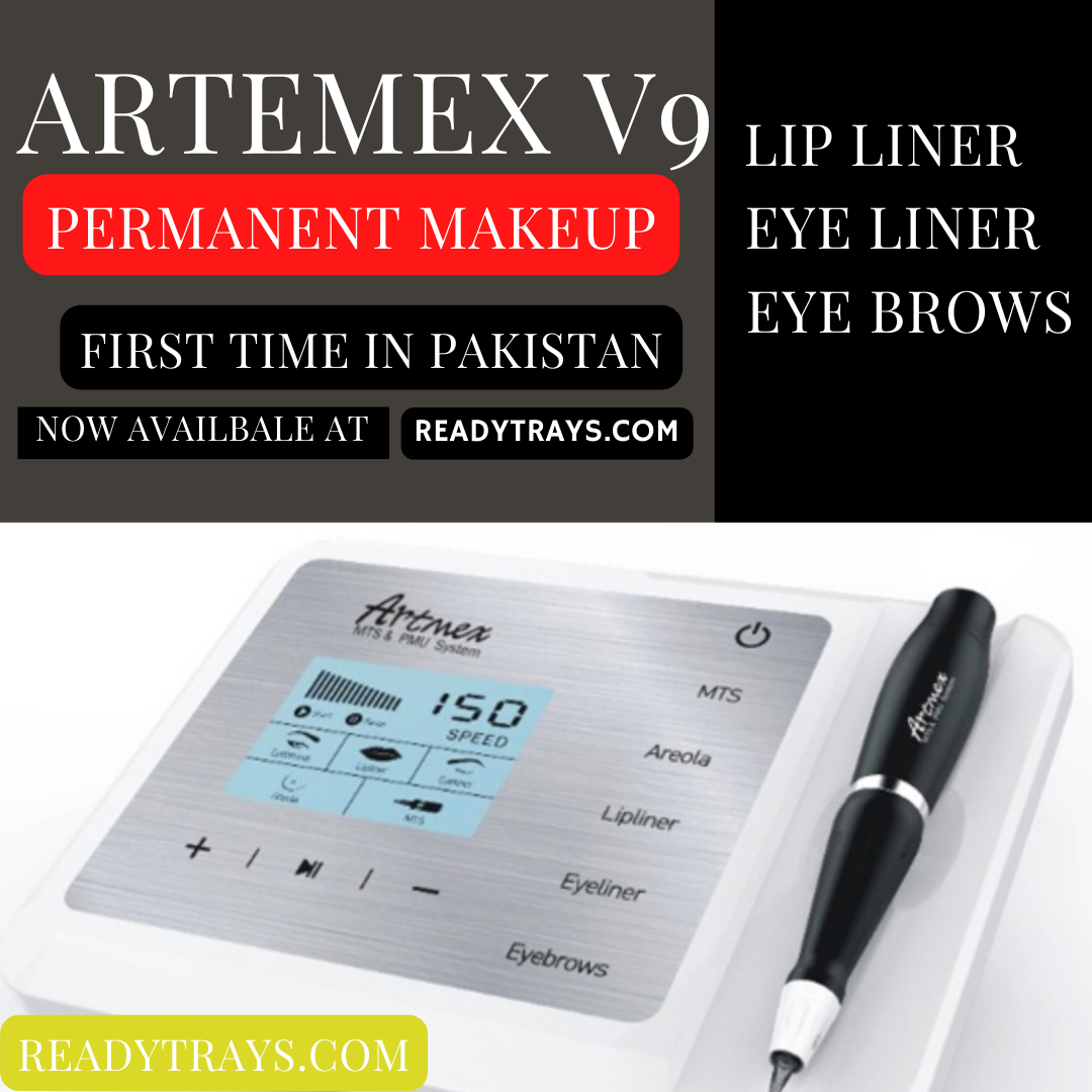 Artmex V9 Machine Permanent Makeup Tattoo Machine 5 in 1 Eyes Rotary Pen MTS PMU