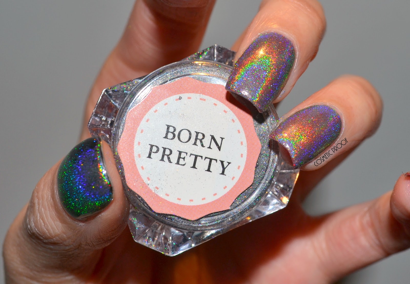Pack of 3-Born Pretty Nail Glitter and powder