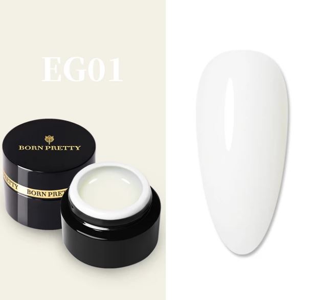 BORN PRETTY building nail gel Pink, Clear, White Nail Art Finger Extension UV Gel Soak-Off Gel Varnish 5ml