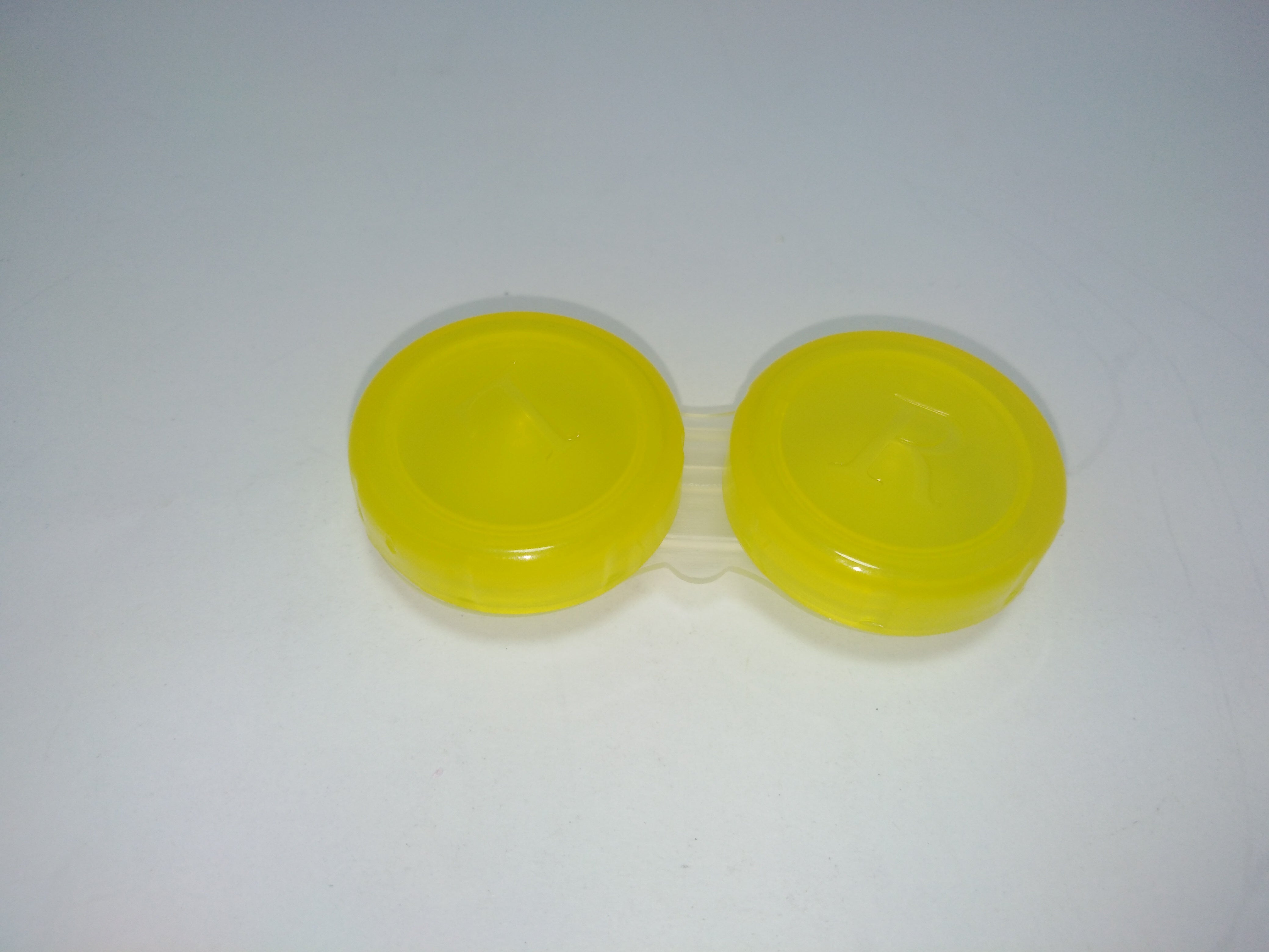 Eye Contact Lens Case yellow color