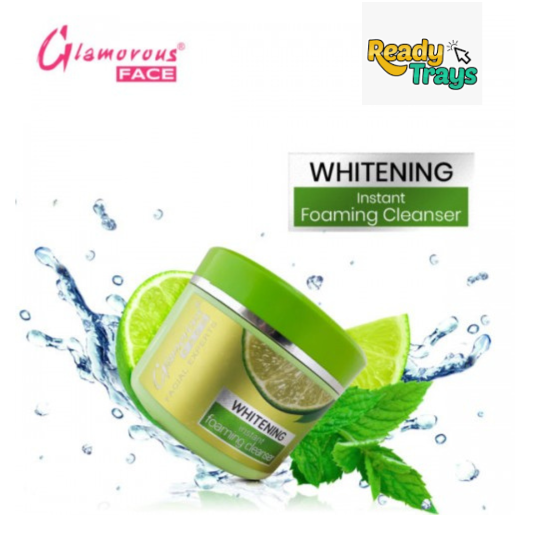 Glamorous face whitening instant foaming cleanser (tube 175ml)
