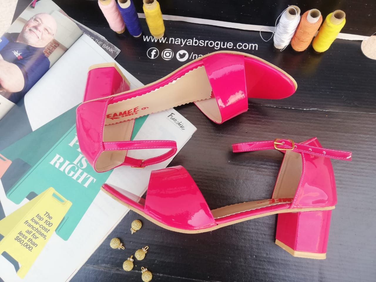 Block Heel sandals in different Colors
