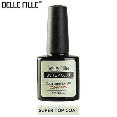 Belle Fille Capa Superior UV top coat Clean free -10ml