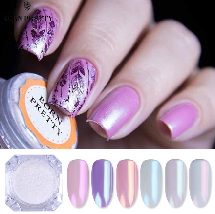 Pack of 3-Born Pretty Nail Glitter and powder
