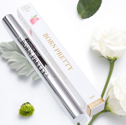 BORN PRETTY New Cuticle Revitalizer Oil Nail Art Treatment Softening Pen Tool Nail Cuticle Oil Pen for Rigid Cracked Nails 5 Tastes with Easy to Use Applicator