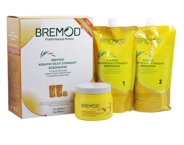 Bremod Keratin Rebonding Kit Silky Straight