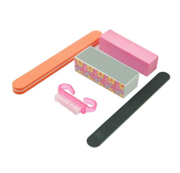Nail Files Nail Buffer Manicure Set Manicure Tools Set Brush/5Pc/set
