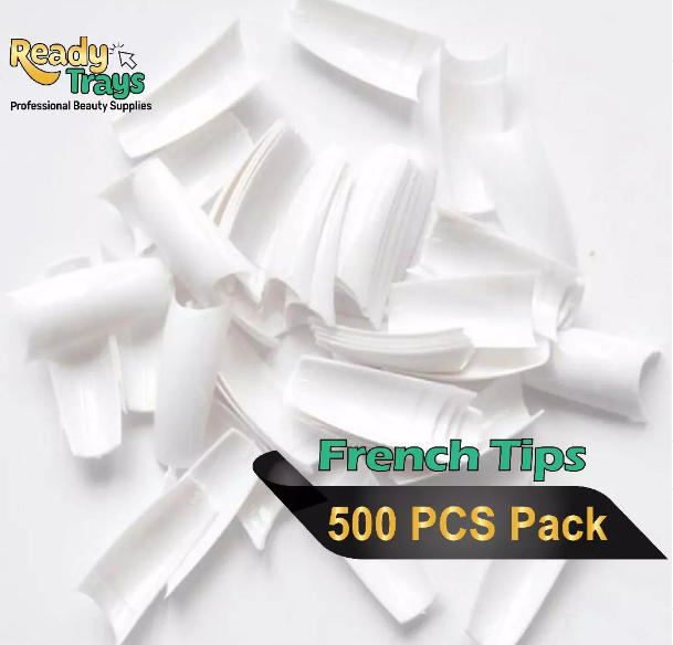 White French Tips 500pcs Pack Pro quality