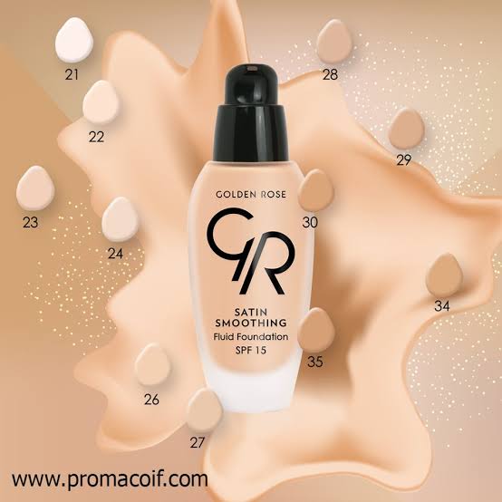 Golden Rose Fond De Tent Fluide Foundation 30 with SPF 15