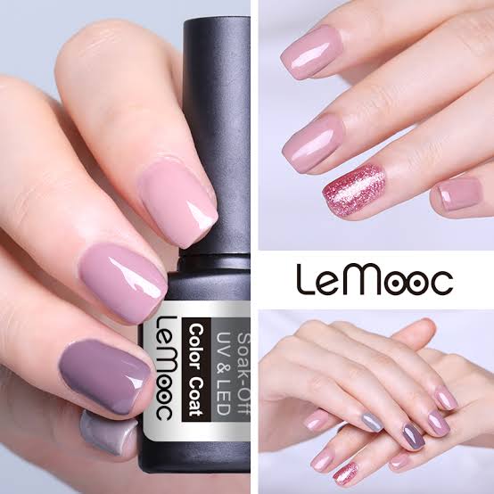 Pack Of 50 LEMOOC Soak Off UV Gel Nail Gel Polish 8ml