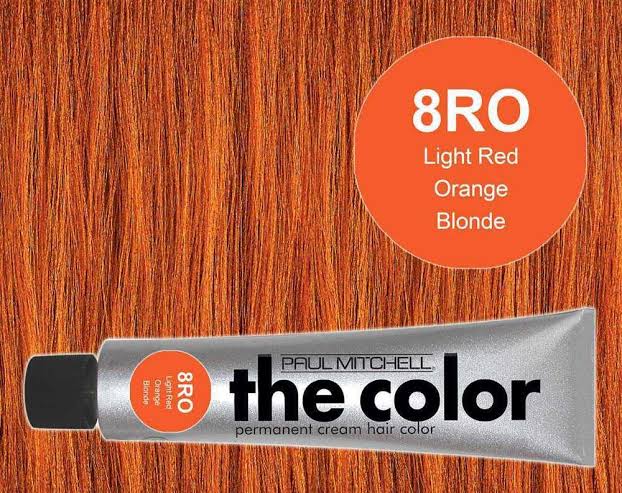 PAUL MITCHEL Hair Color Light Red Orange Blonde 8 RO