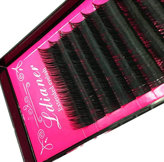 Eyelash Extensions 14/ 9 mm MixedFlat Eyelash Extension Individual Eyelashes Soft Application