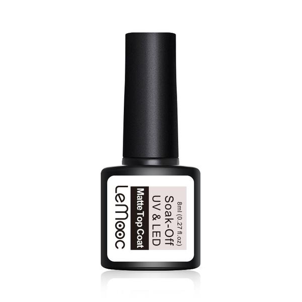 LEMOOC 8ml Matte Top Coat Color UV Gel Nail