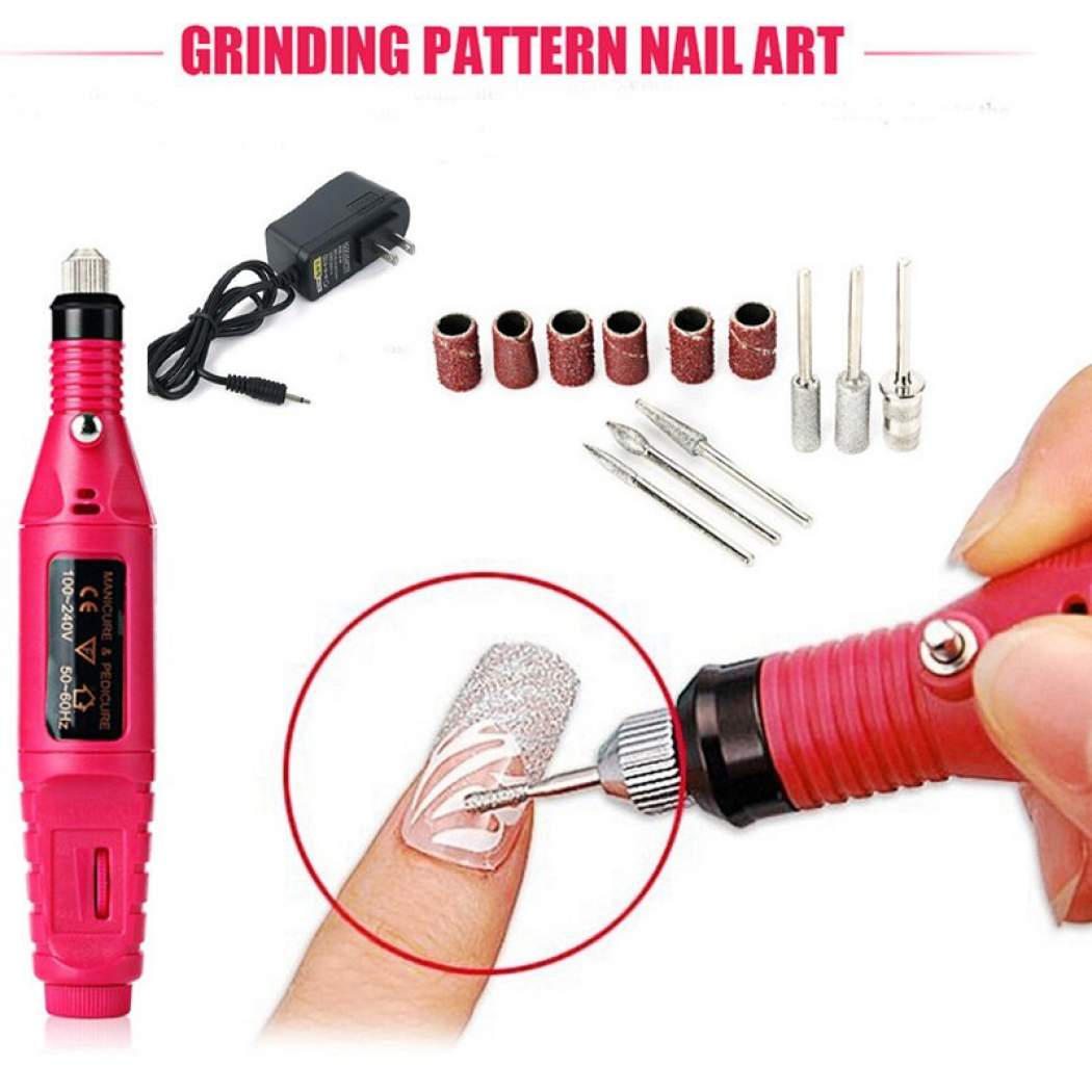 Small electric nail drilling machine