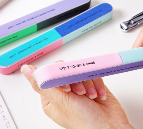 Nail Buffers 6 Step Files Professional Pedicure Art Nails File Buffer Beauty Manicure Art Tools Polishing Block Nail Tool