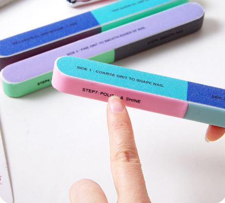 Nail Buffers 6 Step Files Professional Pedicure Art Nails File Buffer Beauty Manicure Art Tools Polishing Block Nail Tool