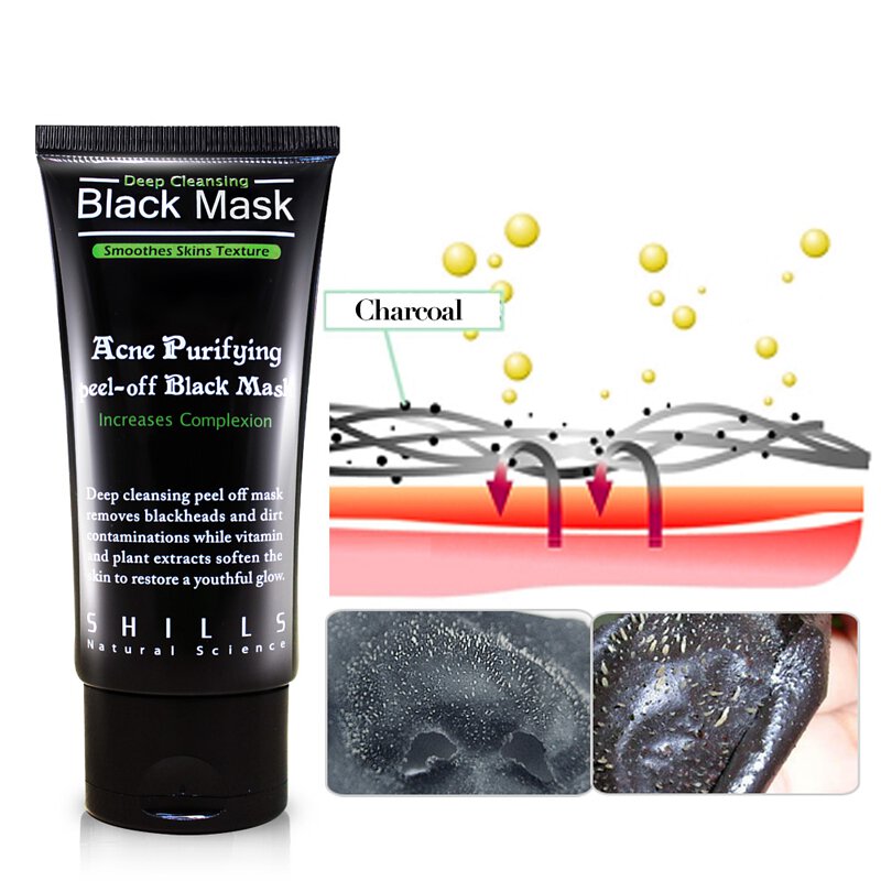 Forurenet Smitsom præst SHILLS Purifying Peel-off Black Mask Peel-off Black Heads-50 ML – Ready  Trays