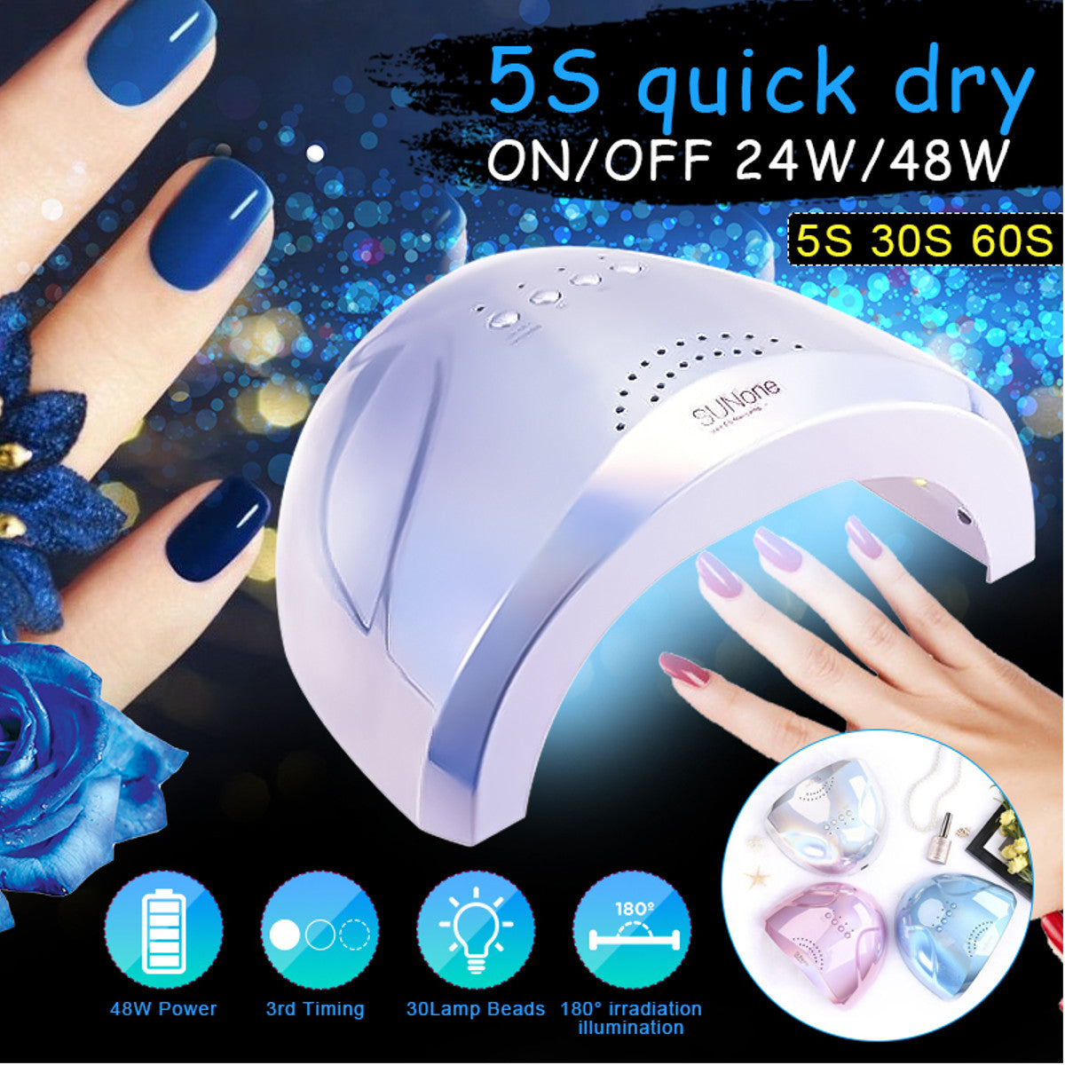 SUN One 48watt Professional UV Nail Lamp