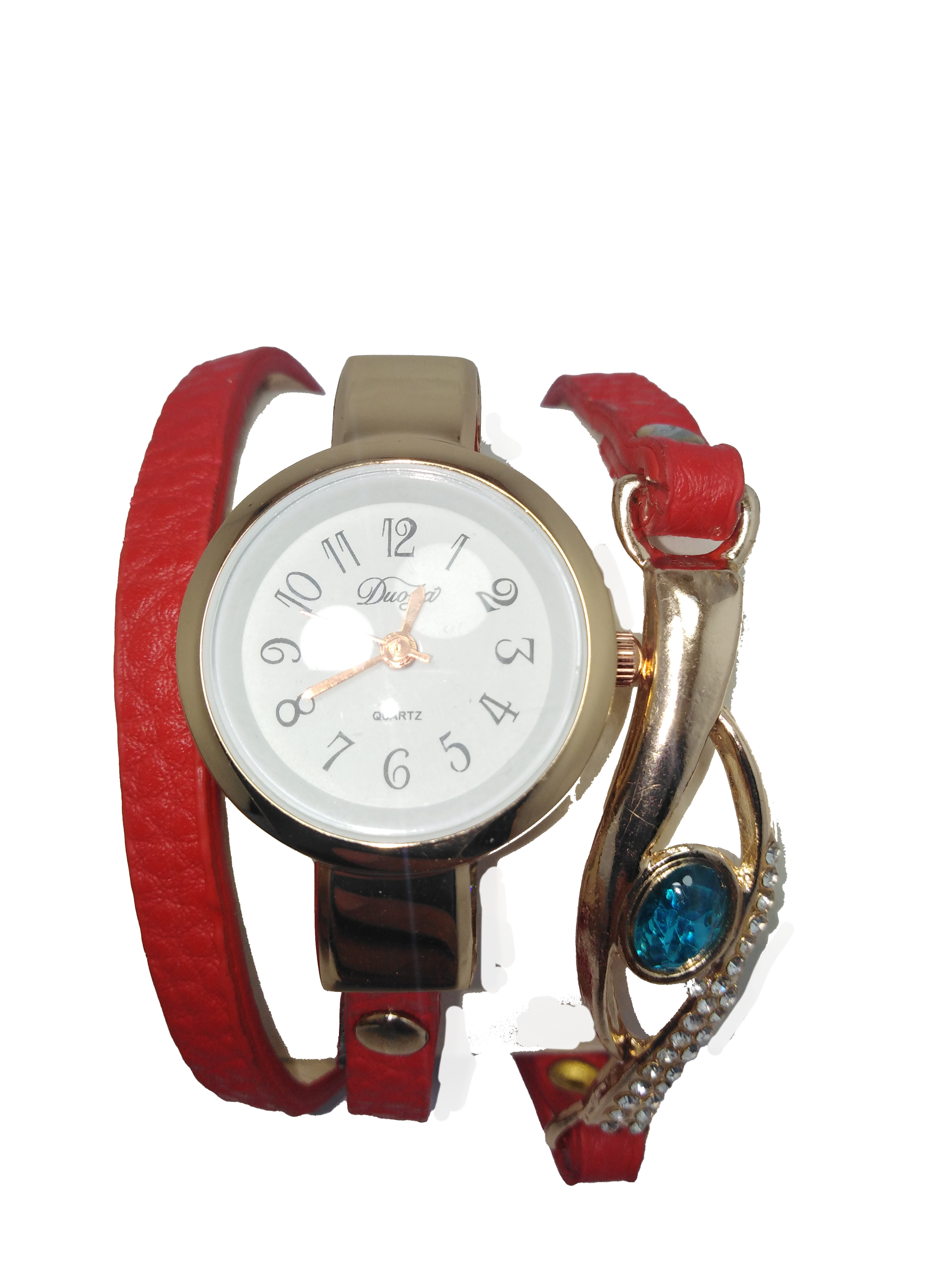 Women Bracelet Watch Red Color