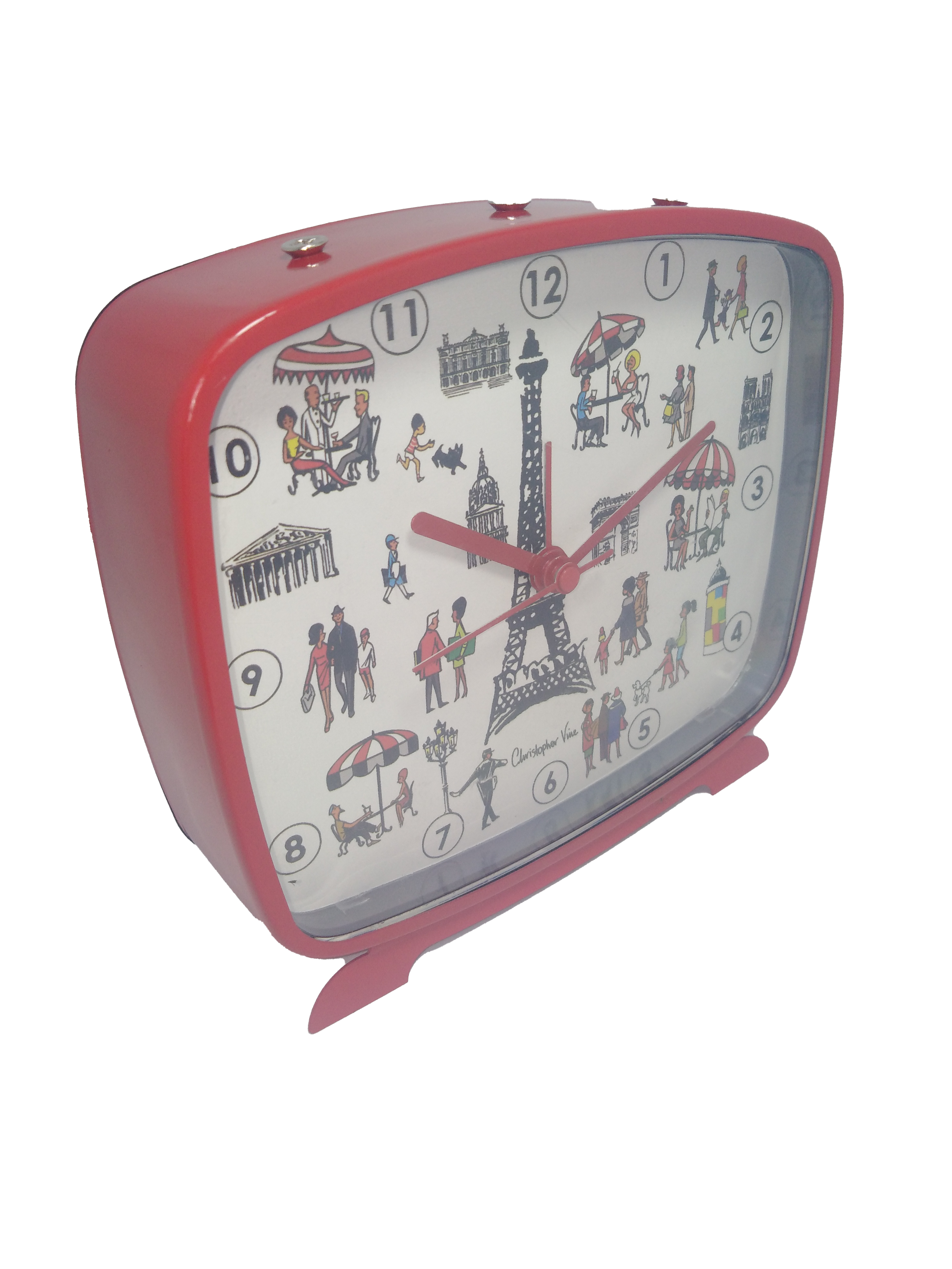 Alaram Clock by Christopher Vine Design CVD RED
