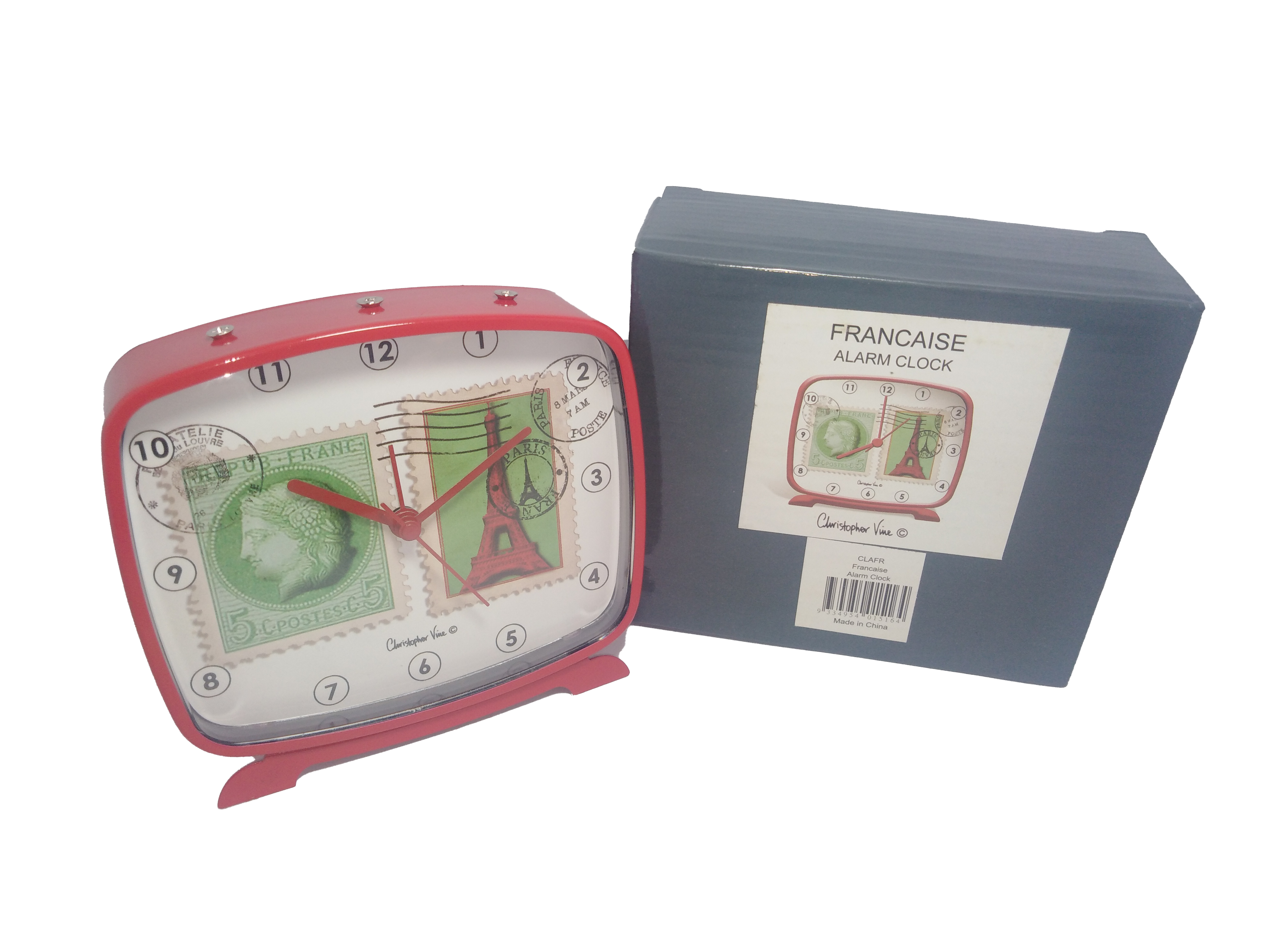 Alaram Clock by Christopher CVD Red