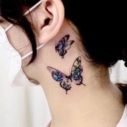 Elegance in Ink: Butterfly Neck Tattoos – A Timeless Aesthetic