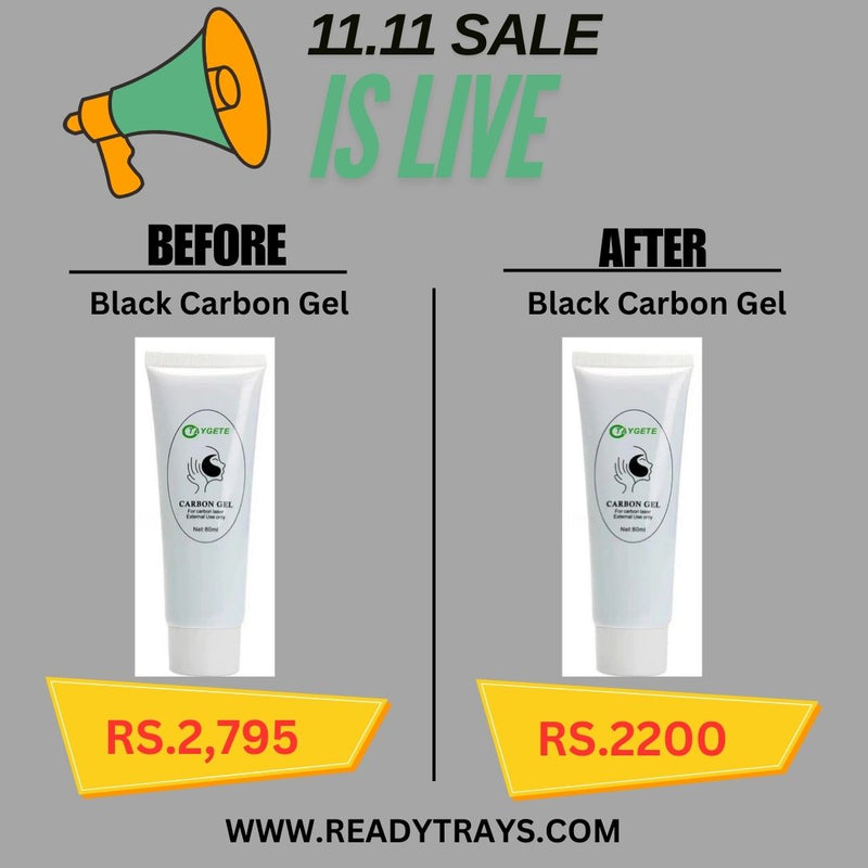 Black Carbon Gel – Deep Cleaning & Moisturizing Face Cream for ND Yag Laser Skin Rejuvenation