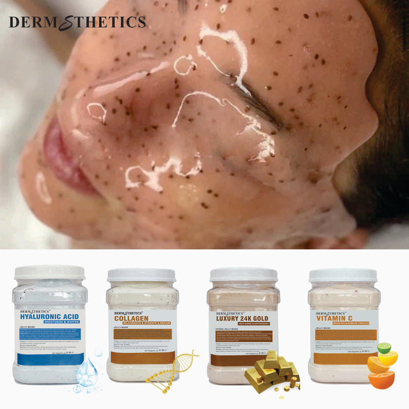 Dermsthetics 650g Jelly Mask Jar - Multiple Variants for Glowing Skin