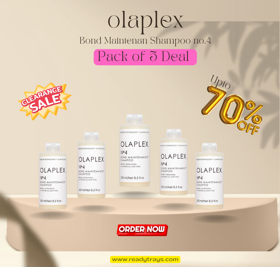 Pack Of 5  Olaplex No .4 BOND MAINTENANCE SHAMPOO 250ml