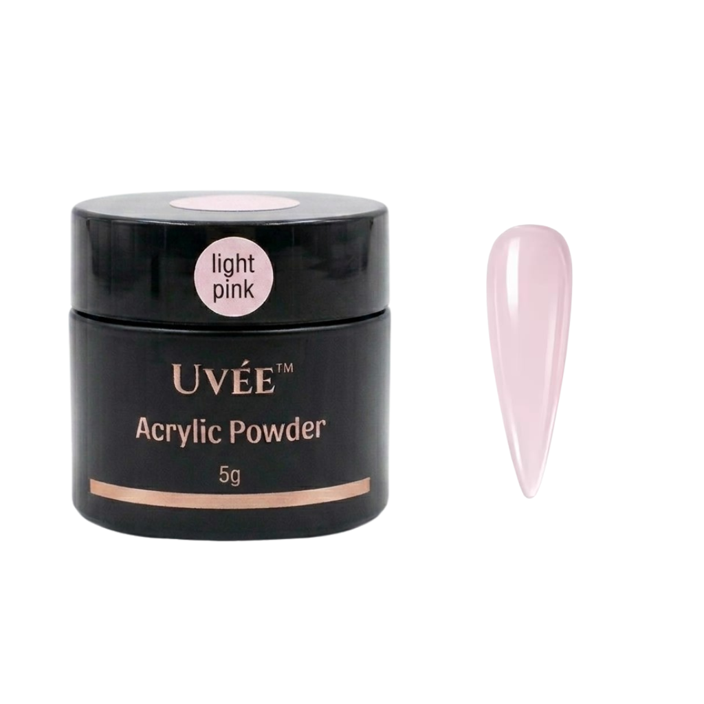UVÉE™ Professional Acrylic Starter Kit – 100ml EMA Monomer + 3 Acrylic Powders (Clear, Light Pink, Nude)