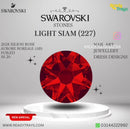 Swarovski Flat Back Stones For Nail Art - Light Siam (227)