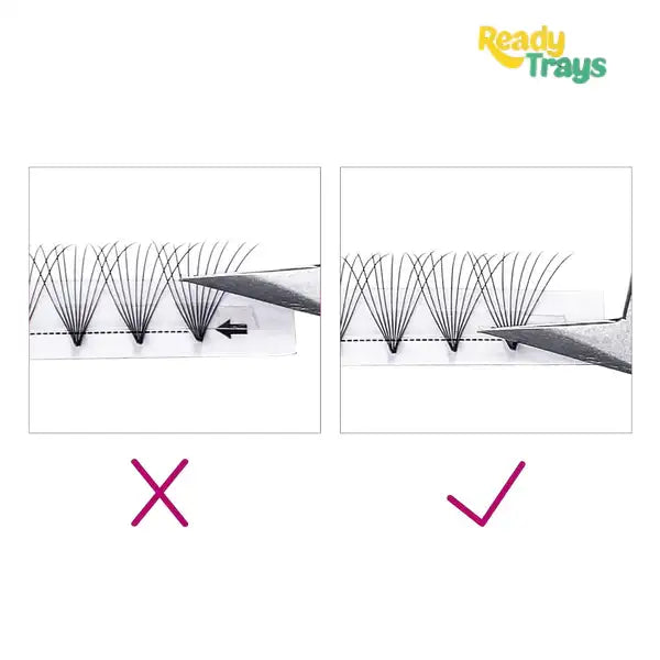 BLINK Eyelash Extensions Premade Fans CC/D Curl Volume Lashes 9D 0.07D 0.10CC