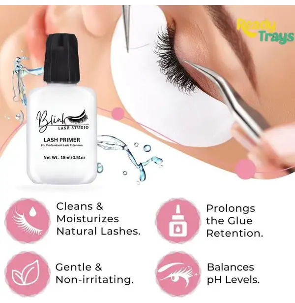 BLINK Eyelash Primer 15ml | Pre-Treatment for Semi Permanent Eyelash Extension | Boosts Retention & Longevity
