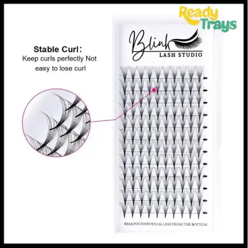 BLINK Eyelash Extensions Premade Fans CC/D Curl Volume Lashes 9D 0.07D 0.10CC