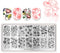 BORN PRETTY Stamping Plate Flower tango BP-A01