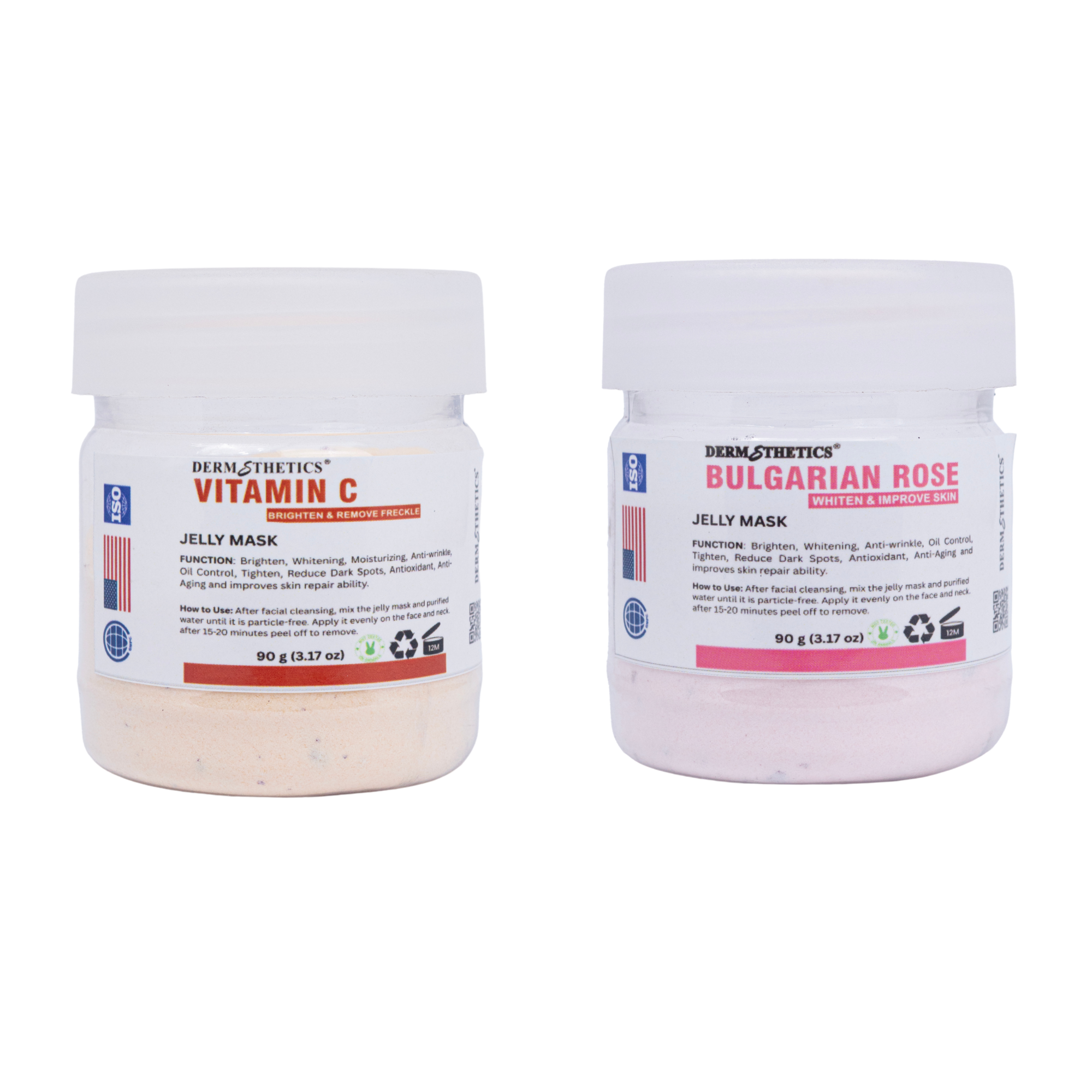 Glow Duo – Vitamin C + Bulgarian Jelly Mask (2 x 90g Jars)