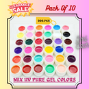 Mix UV Pure Gel Color 5ML - Pack Of 10
