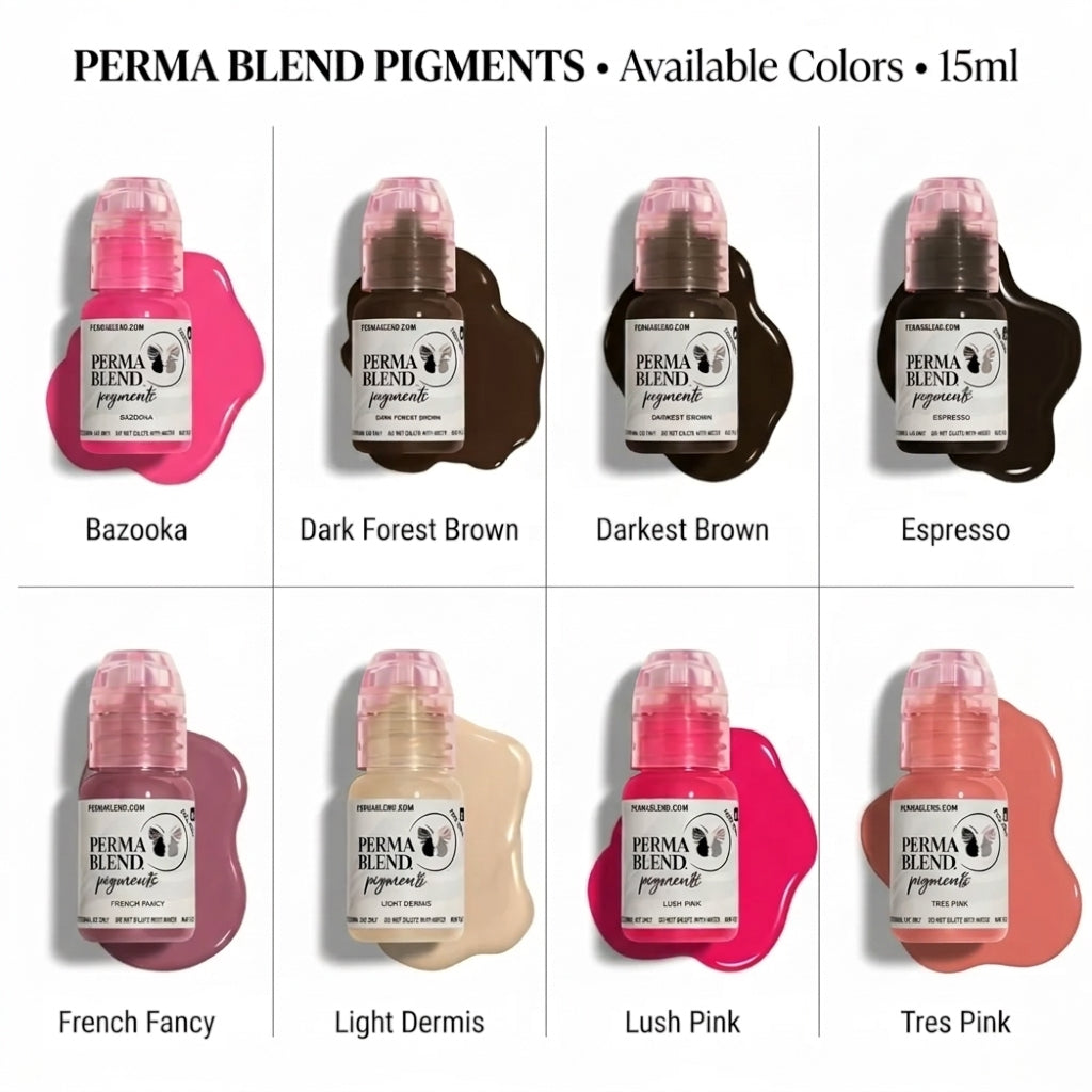 Perma Blend Pigments 15ml – Available Colors