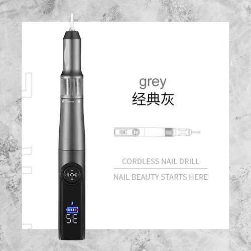 Electric Nail Drill Professional Cordless, 35000RPM Portable Nail Drill Machine for Acrylic and Gel Nails, Efile Nail Drill Set with Manicure and Polishing Tools