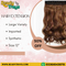 Premium Quality Hair Extension - Brown Color 12" Inches