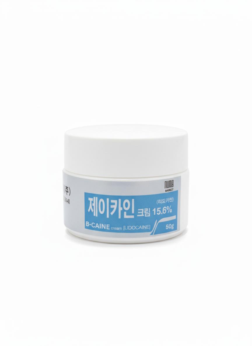 Bcaine Numbing Cream 50g (15.6%) – Strong Topical Anesthetic for Permanent Makeup, Microblading & Skin Procedures