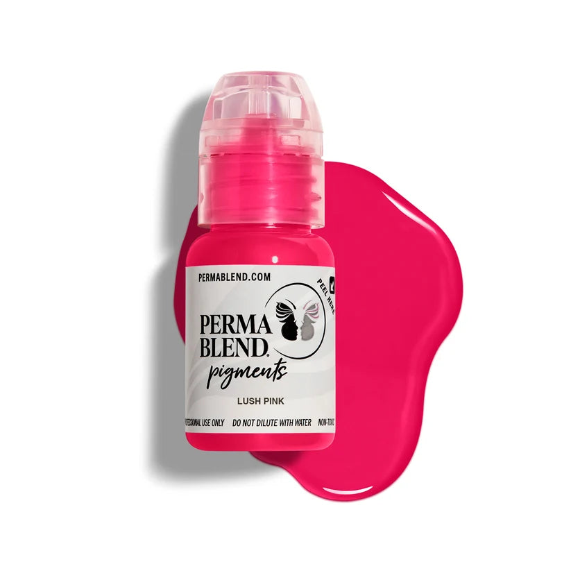 Perma Blend Lush Pink 15ml Pigment – Professional PMU Lip Blush & Lip Tint Ink