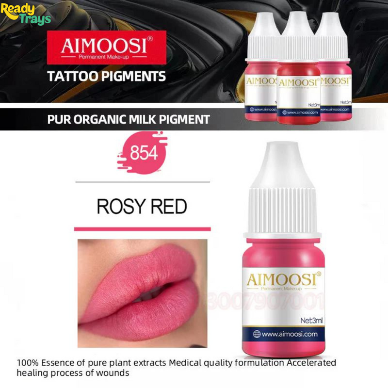 Aimoosi Rosy Ped Pigment - Microblade Tattoo Ink For Permanent Makeup